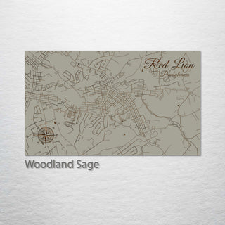 Red Lion, Pennsylvania Street Map