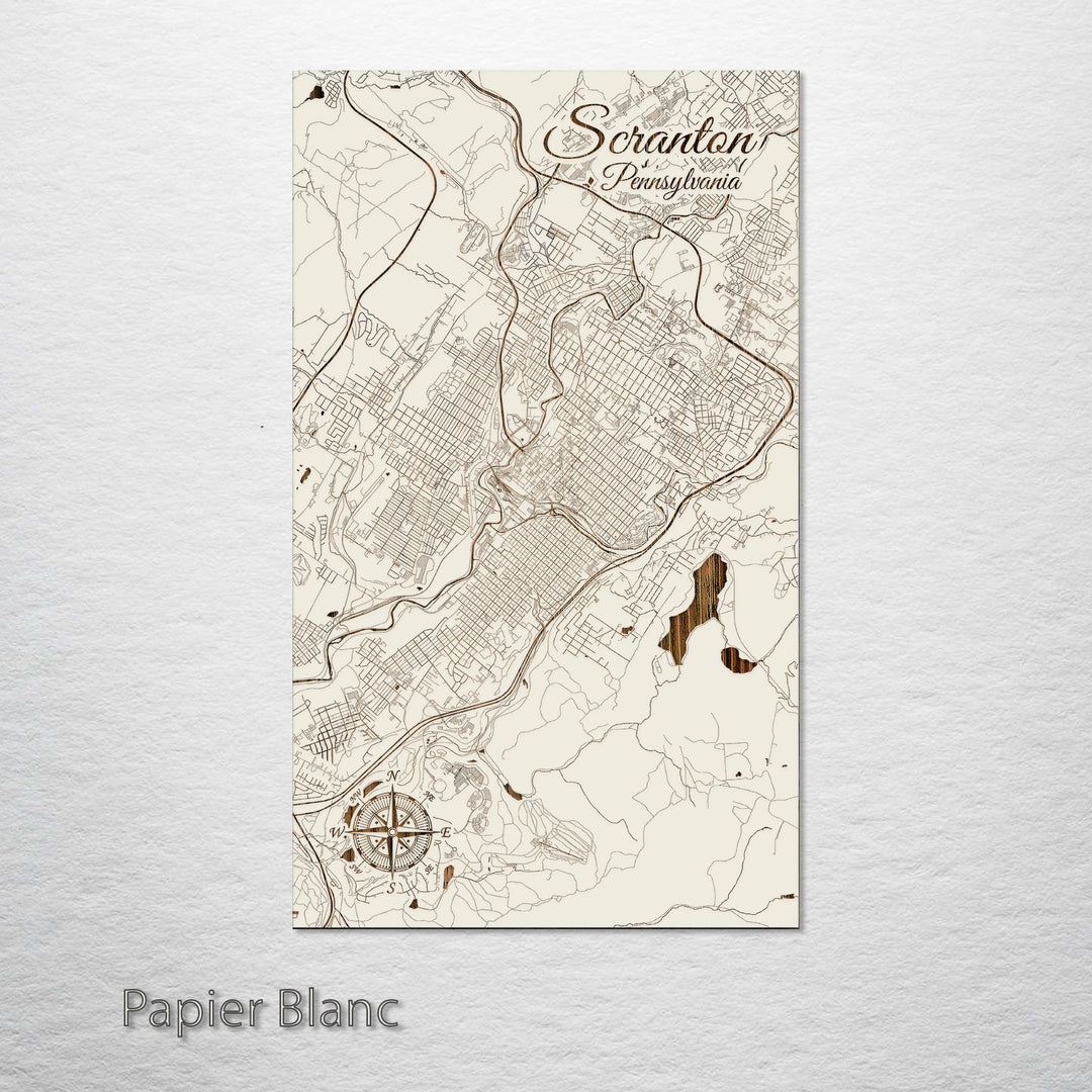 Scranton, Pennsylvania Street Map