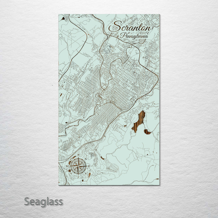 Scranton, Pennsylvania Street Map