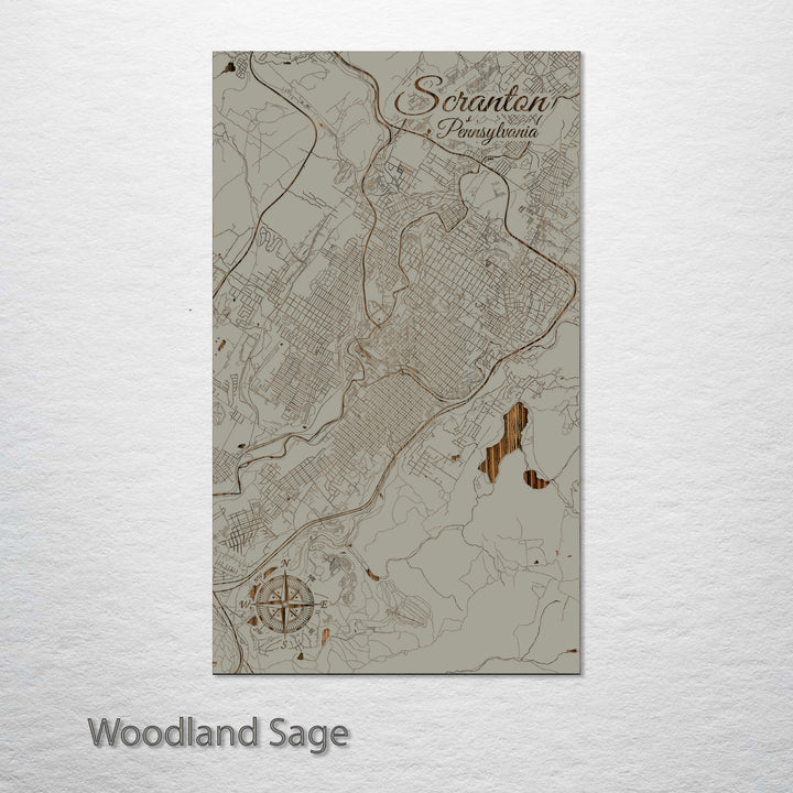 Scranton, Pennsylvania Street Map