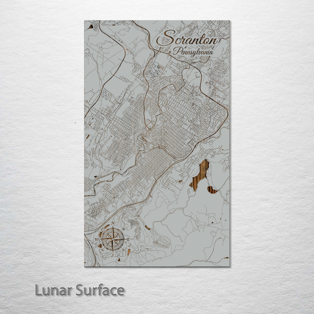 Scranton, Pennsylvania Street Map