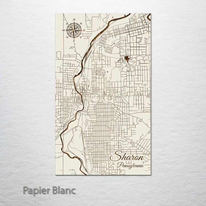 Sharon, Pennsylvania Street Map