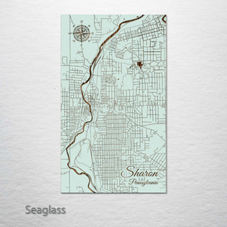 Sharon, Pennsylvania Street Map