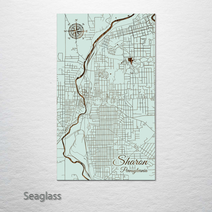 Sharon, Pennsylvania Street Map