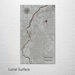 Sharon, Pennsylvania Street Map