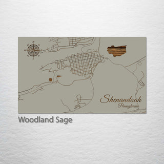 Shenandoah, Pennsylvania Street Map