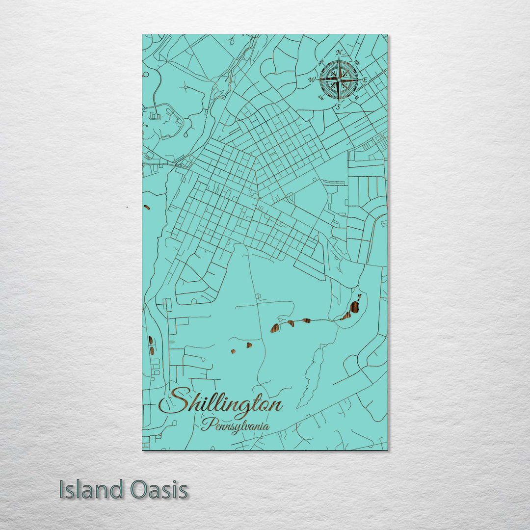 Shillington, Pennsylvania Street Map