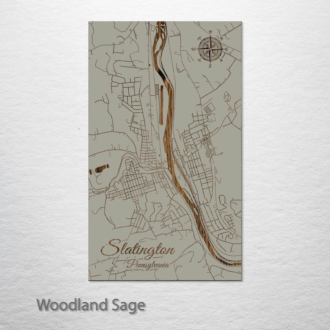 Slatington, Pennsylvania Street Map
