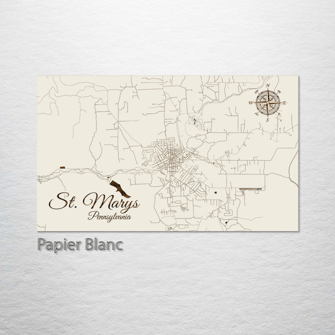 St. Marys, Pennsylvania Street Map