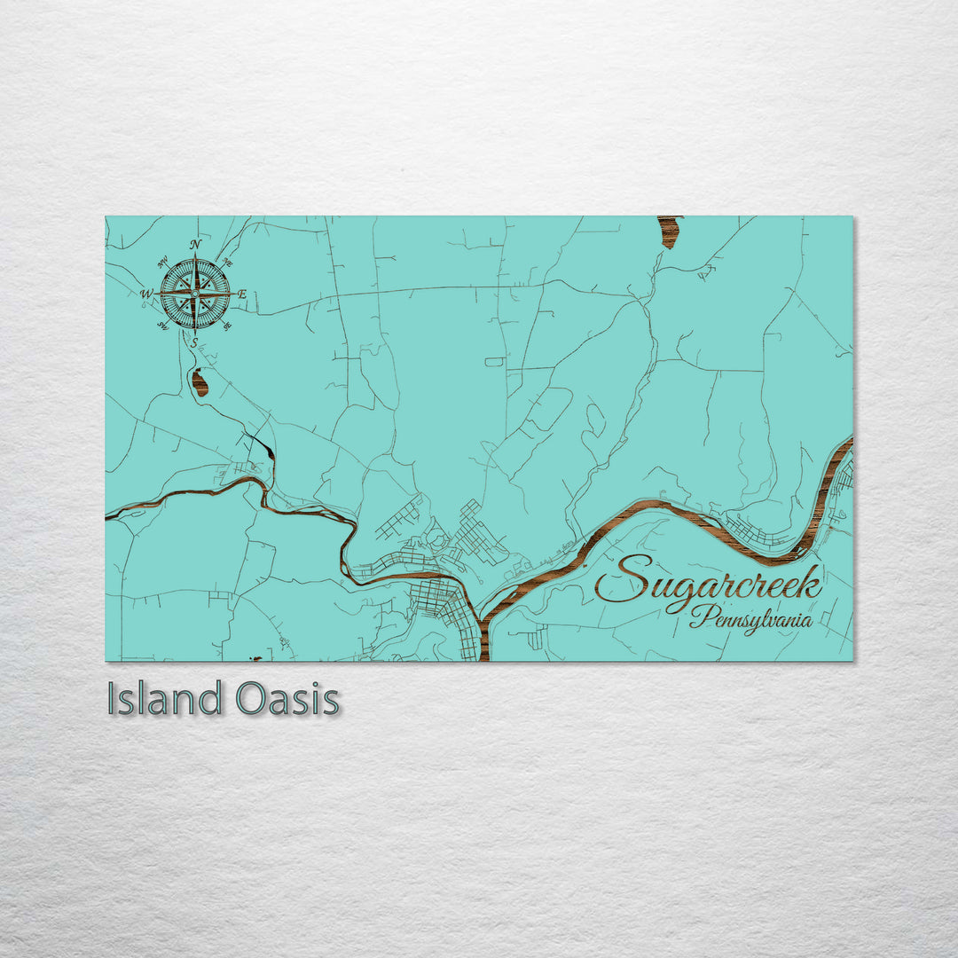 Sugarcreek, Pennsylvania Street Map