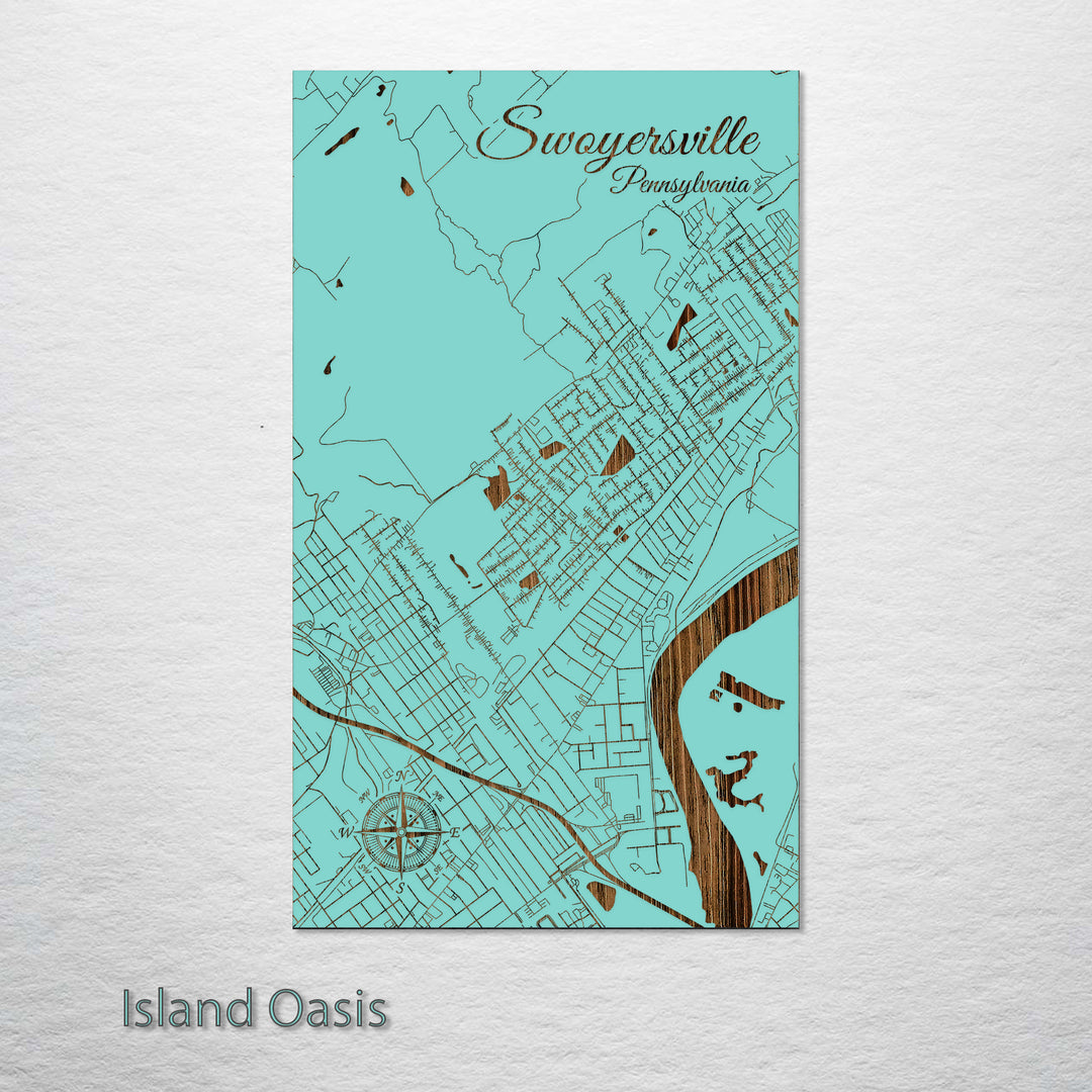 Swoyersville, Pennsylvania Street Map