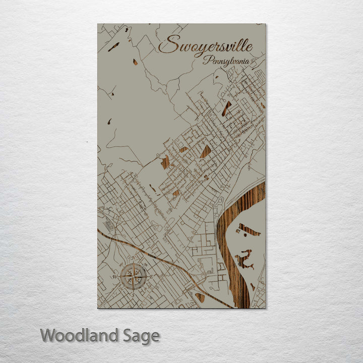 Swoyersville, Pennsylvania Street Map