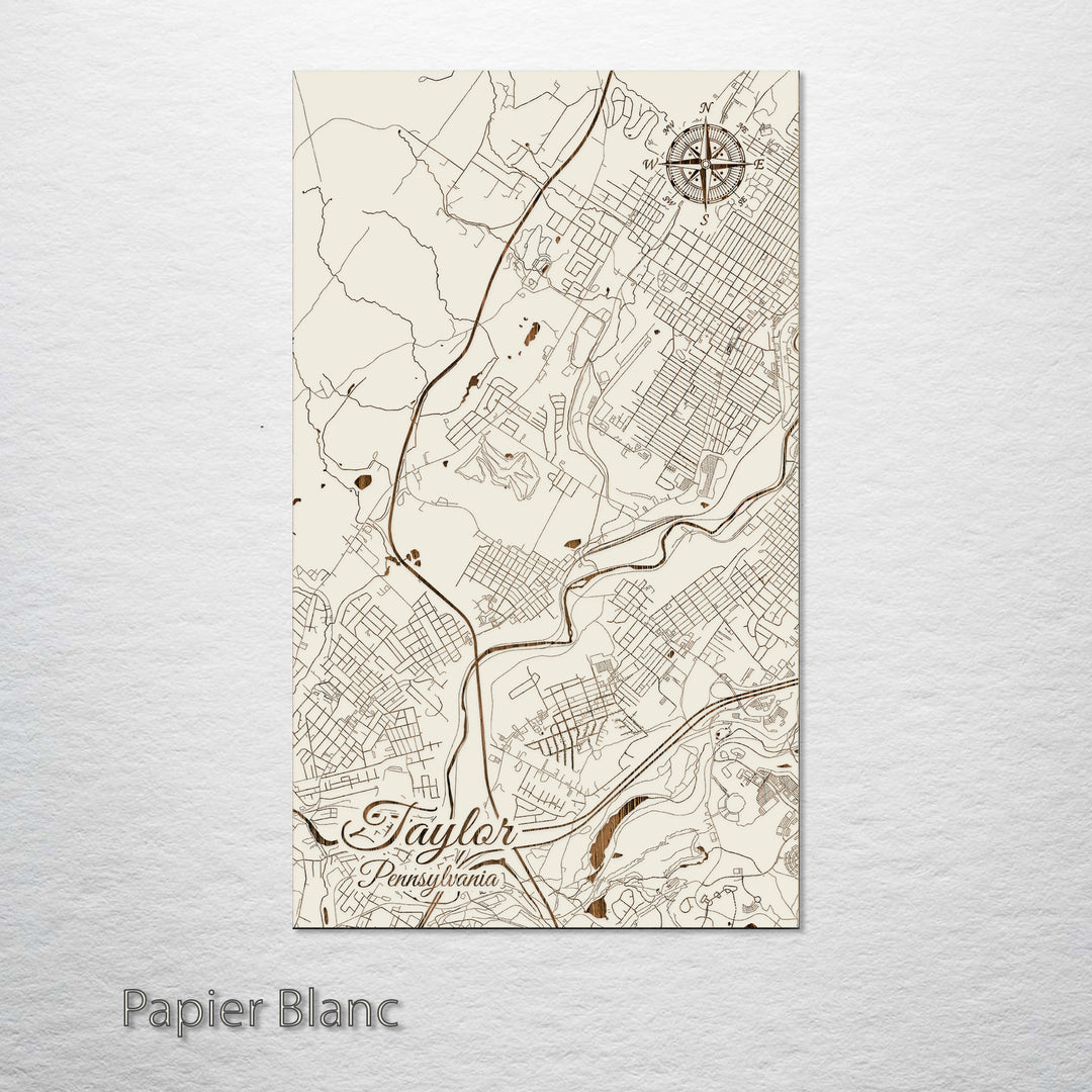 Taylor, Pennsylvania Street Map