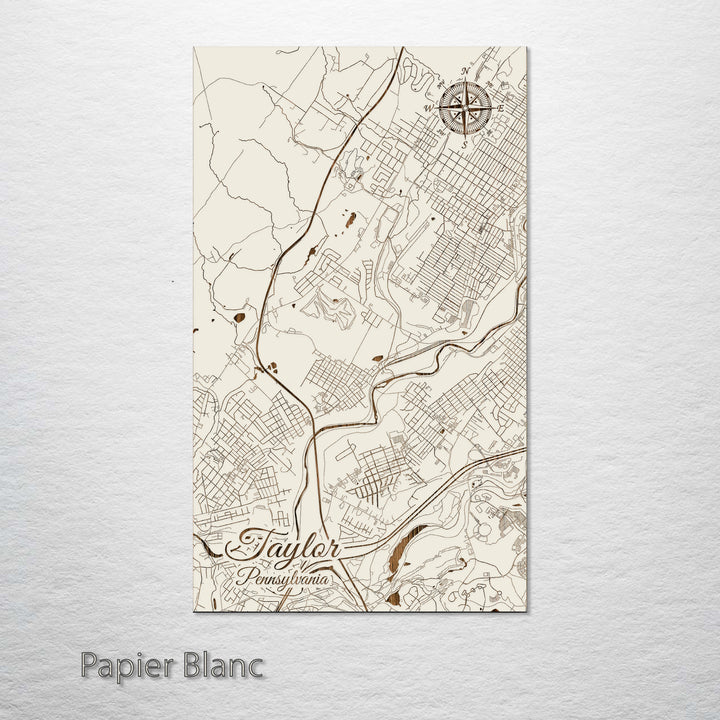 Taylor, Pennsylvania Street Map