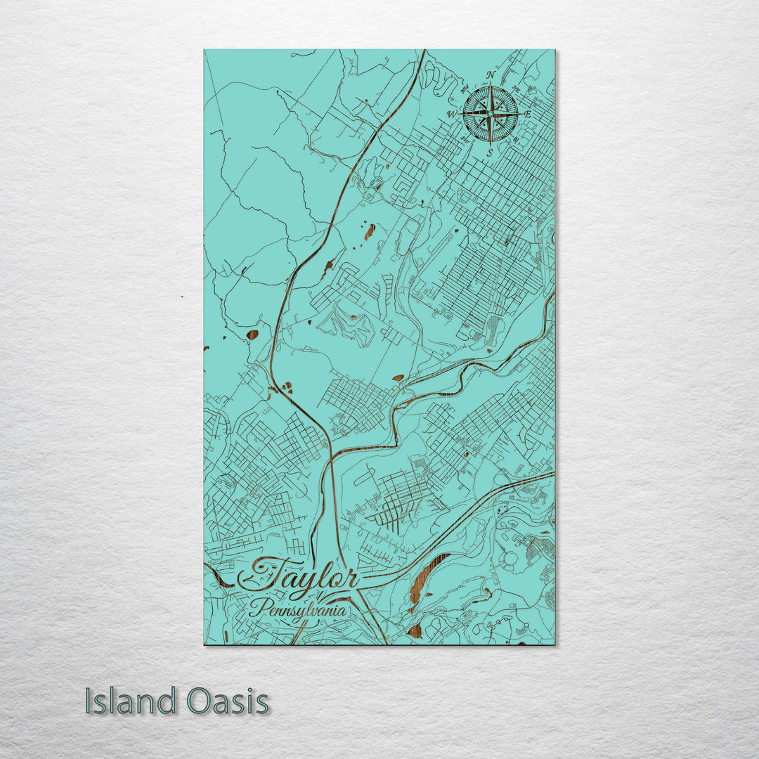 Taylor, Pennsylvania Street Map