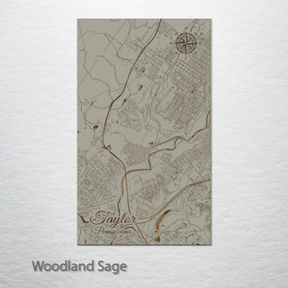 Taylor, Pennsylvania Street Map