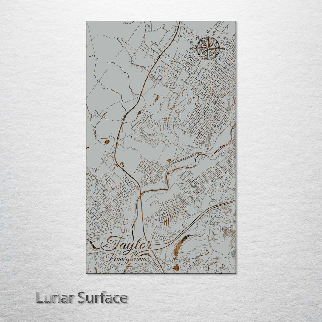 Taylor, Pennsylvania Street Map