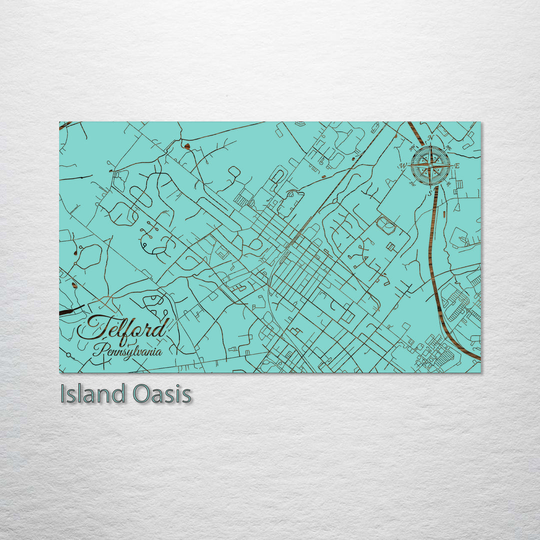 Telford, Pennsylvania Street Map