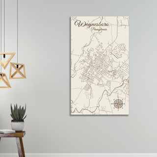 Waynesboro, Pennsylvania Street Map