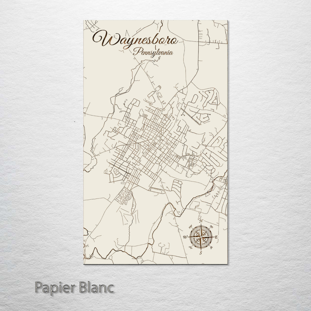 Waynesboro, Pennsylvania Street Map