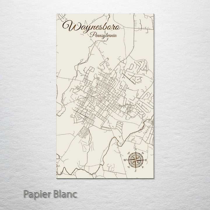 Waynesboro, Pennsylvania Street Map