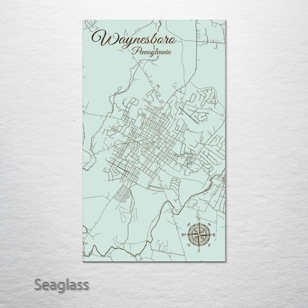 Waynesboro, Pennsylvania Street Map