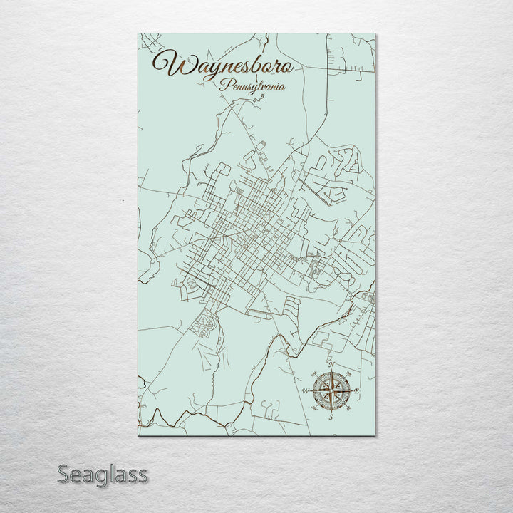 Waynesboro, Pennsylvania Street Map