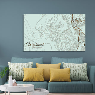Westmont, Pennsylvania Street Map