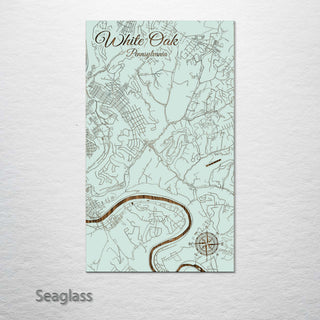 White Oak, Pennsylvania Street Map