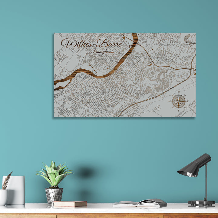 Wilkes-Barre, Pennsylvania Street Map