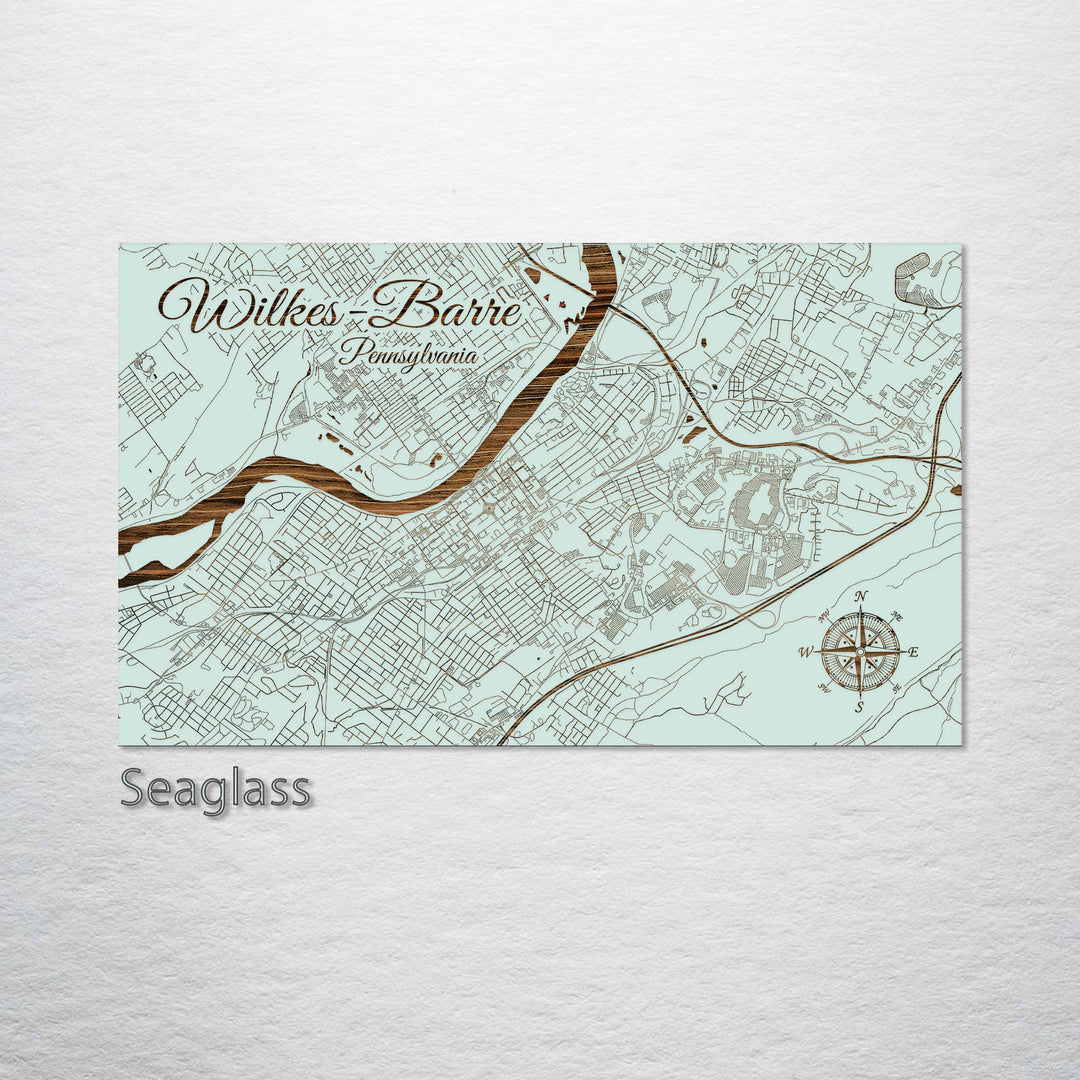 Wilkes-Barre, Pennsylvania Street Map