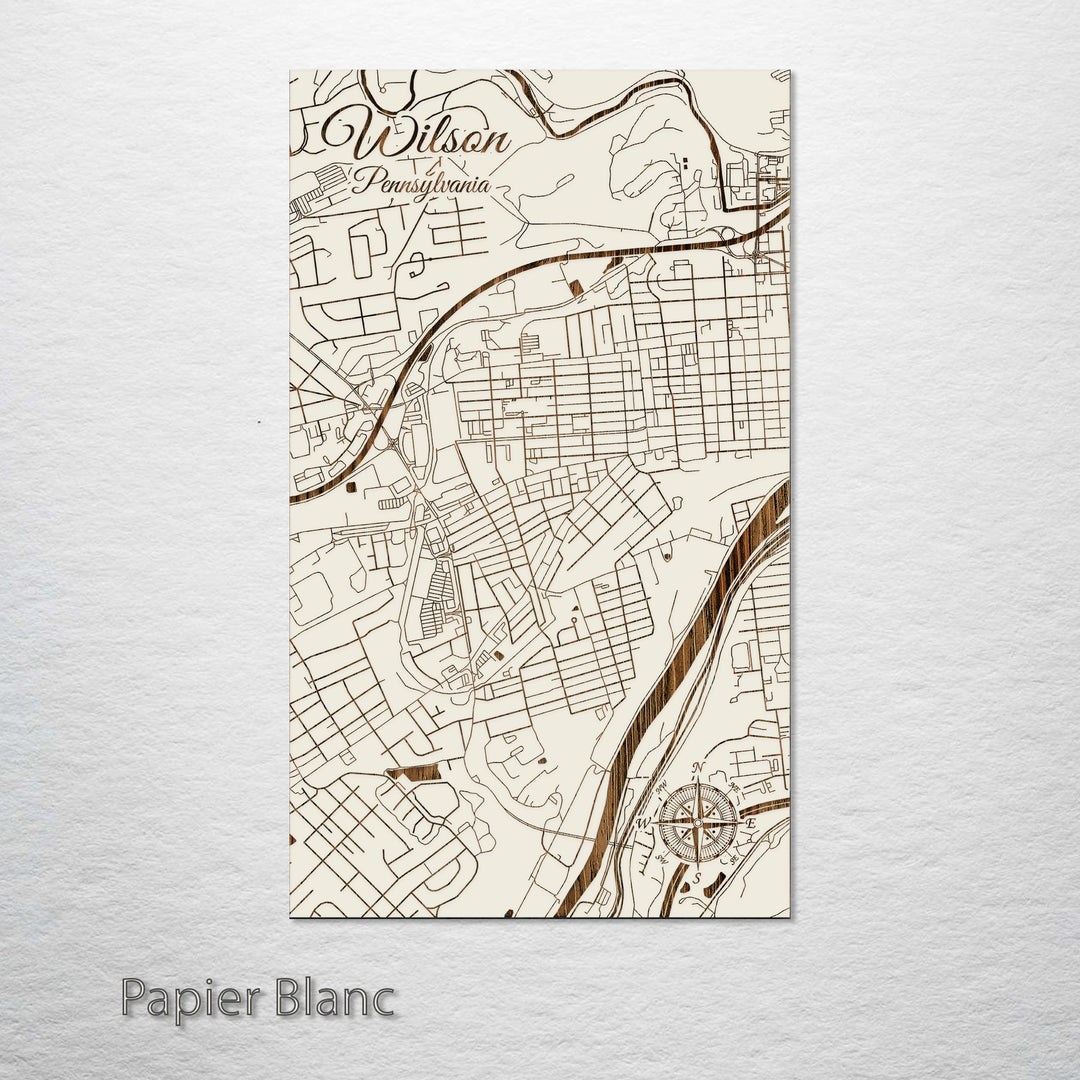 Wilson, Pennsylvania Street Map