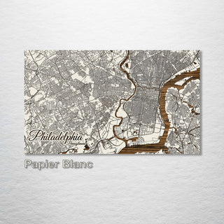 Philadelphia, Pennsylvania Street Map - Fire & Pine