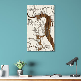 Pickwick Lake, Tennessee Street Map