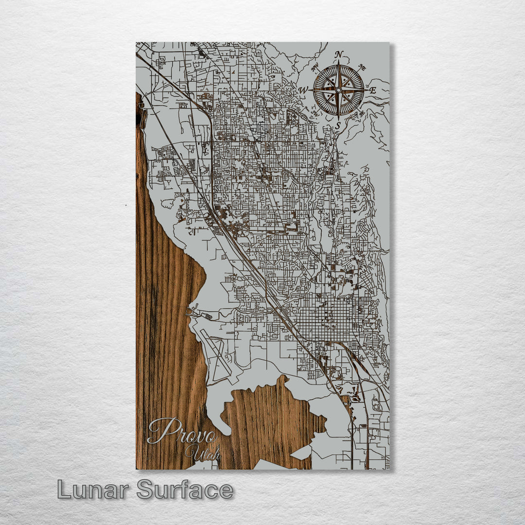 Provo, Utah Street Map - Fire & Pine