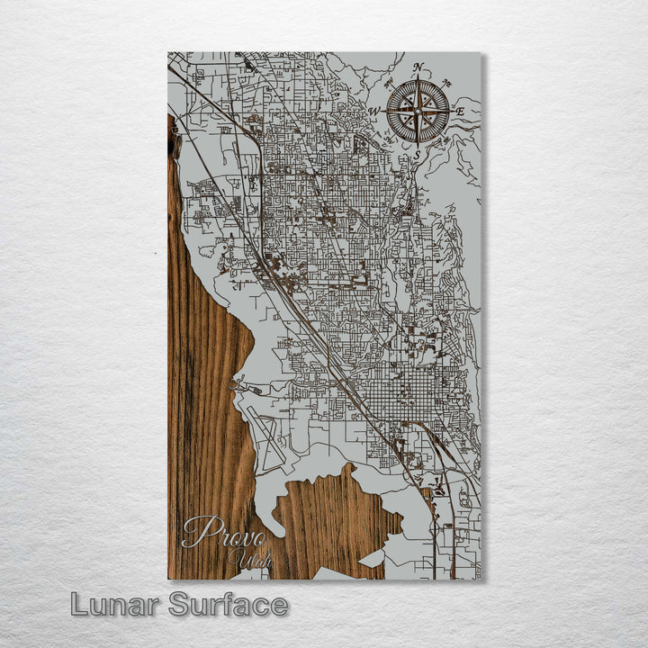 Provo, Utah Street Map - Fire & Pine