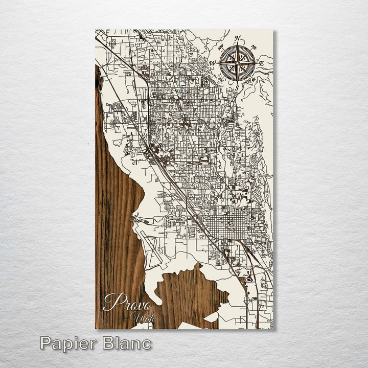 Provo, Utah Street Map - Fire & Pine