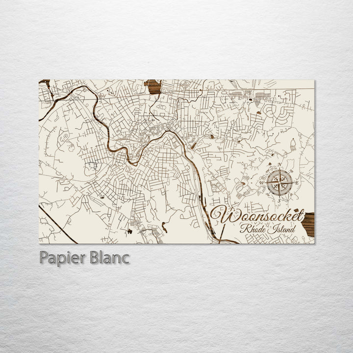 Woonsocket, Rhode Island Street Map