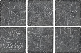 Raleigh, North Carolina Square Slate Coaster