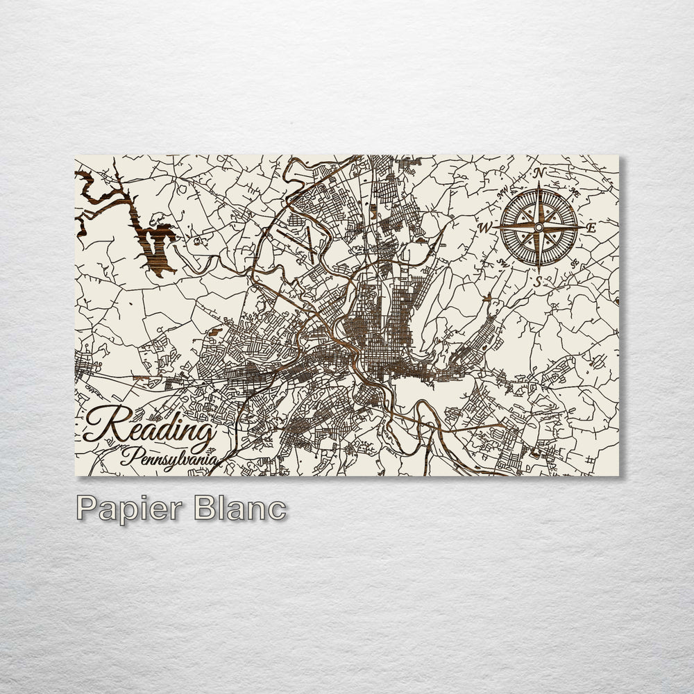 Reading, Pennsylvania Street Map - Fire & Pine