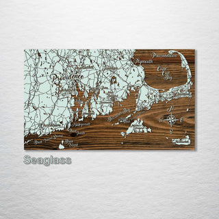 Rhode Island Whimsical Map - Fire & Pine