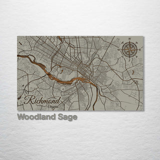 Richmond, Virginia Street Map - Fire & Pine