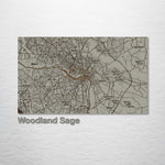 Richmond, Virginia Whimsical Map - Fire & Pine