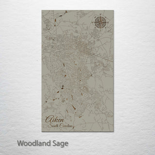 Aiken, South Carolina Street Map