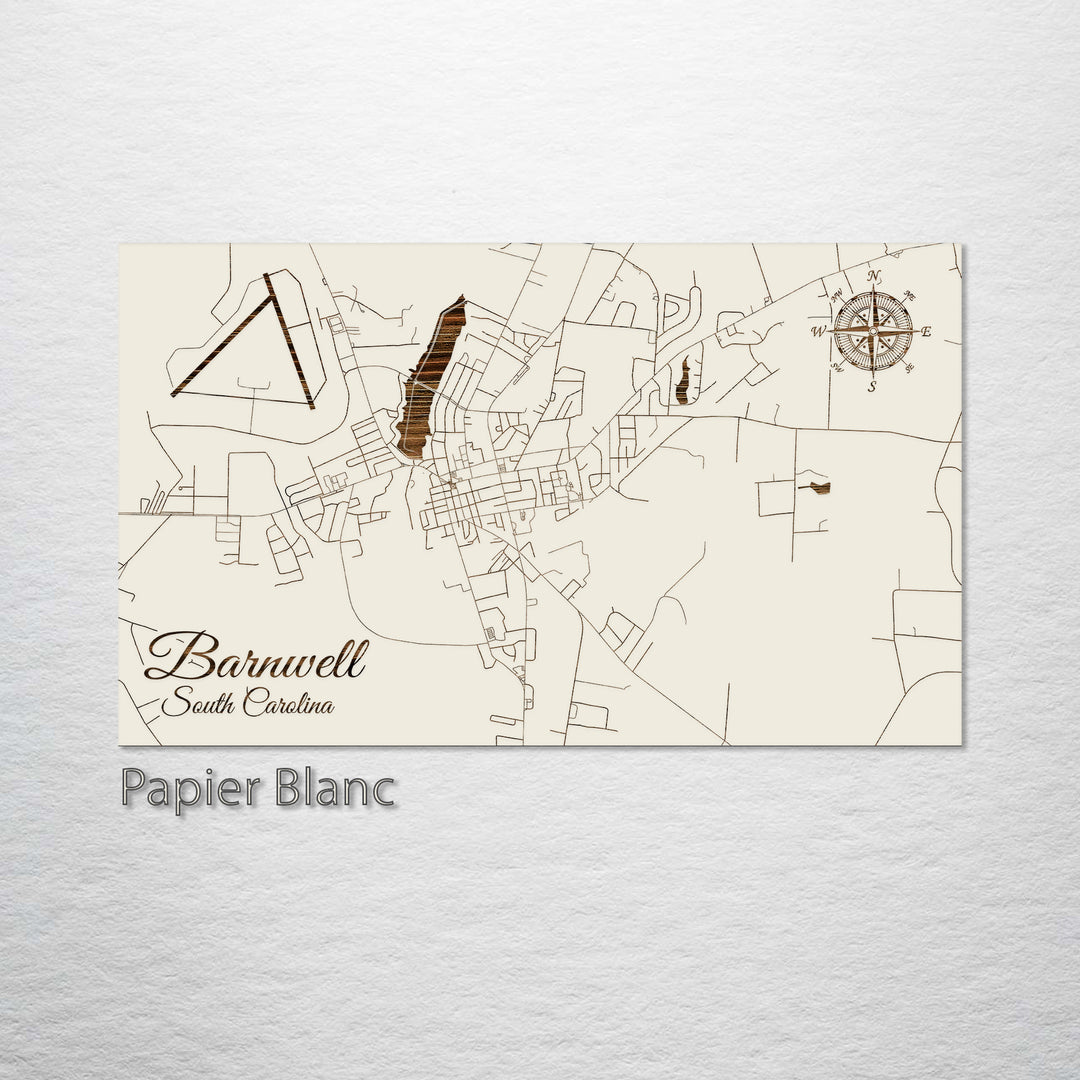 Barnwell, South Carolina Street Map