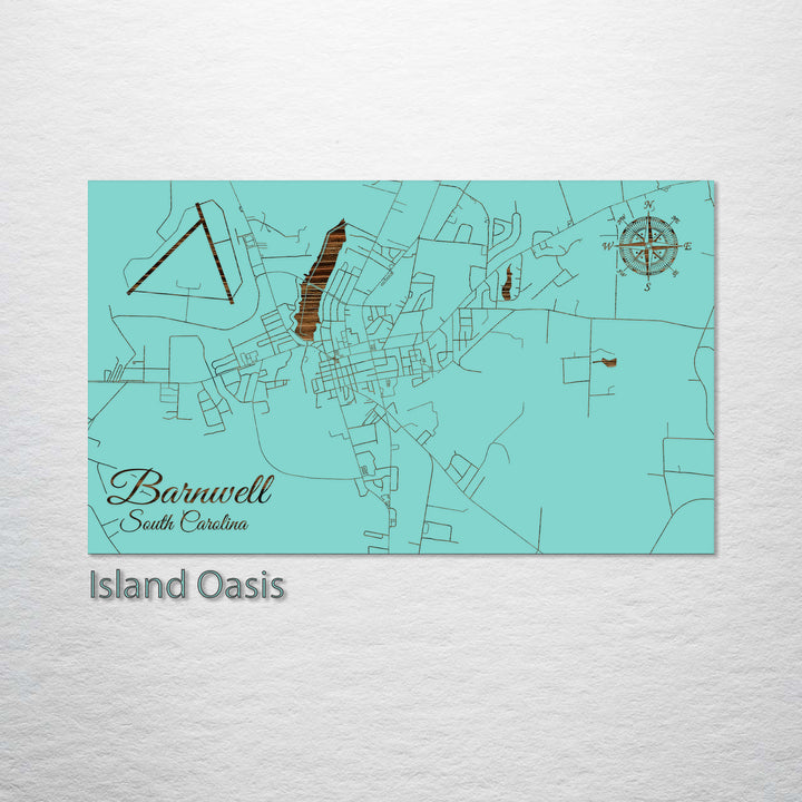 Barnwell, South Carolina Street Map