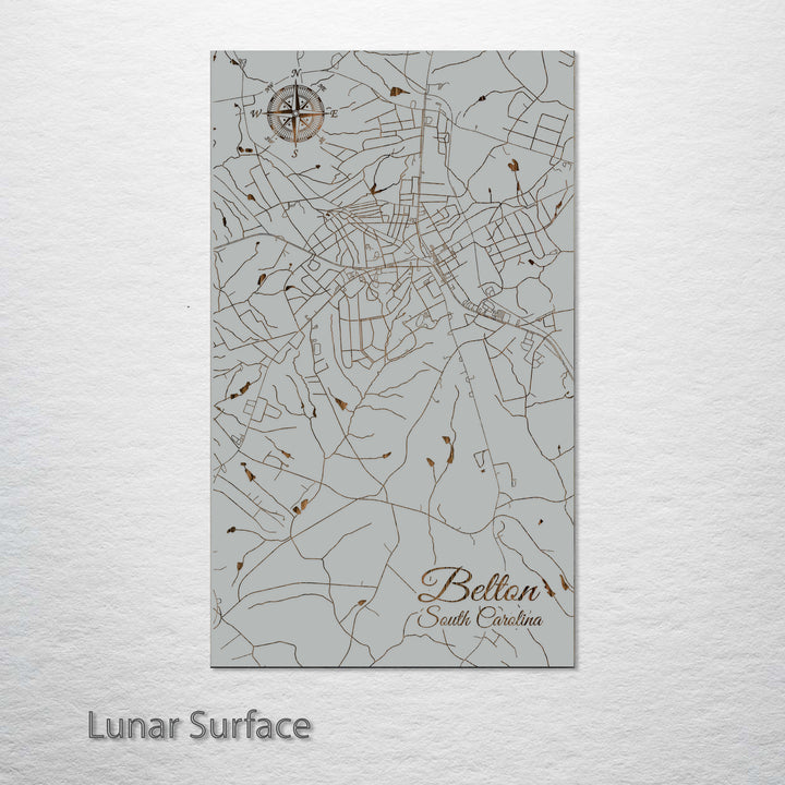 Belton, South Carolina Street Map