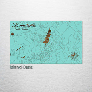 Bennettsville, South Carolina Street Map