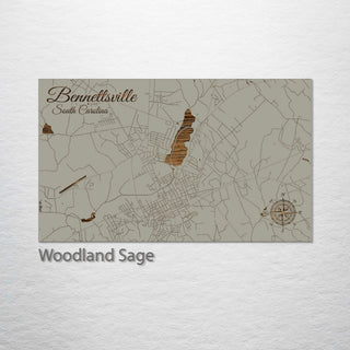 Bennettsville, South Carolina Street Map