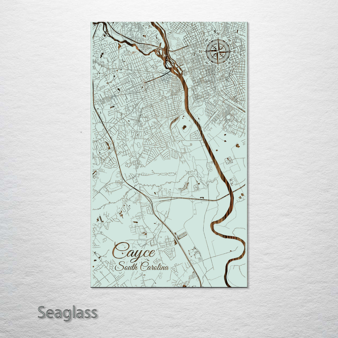 Cayce, South Carolina Street Map
